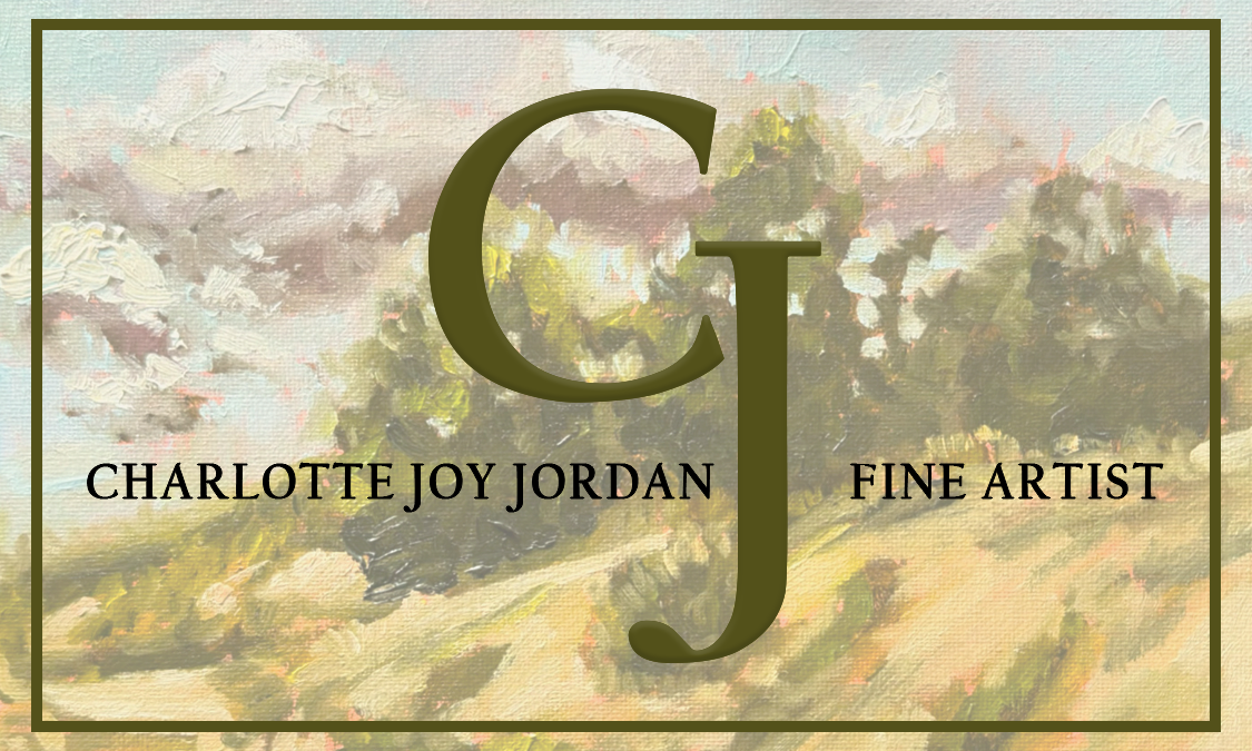 Charlotte Joy Jordan Fine Artist Business Card Front